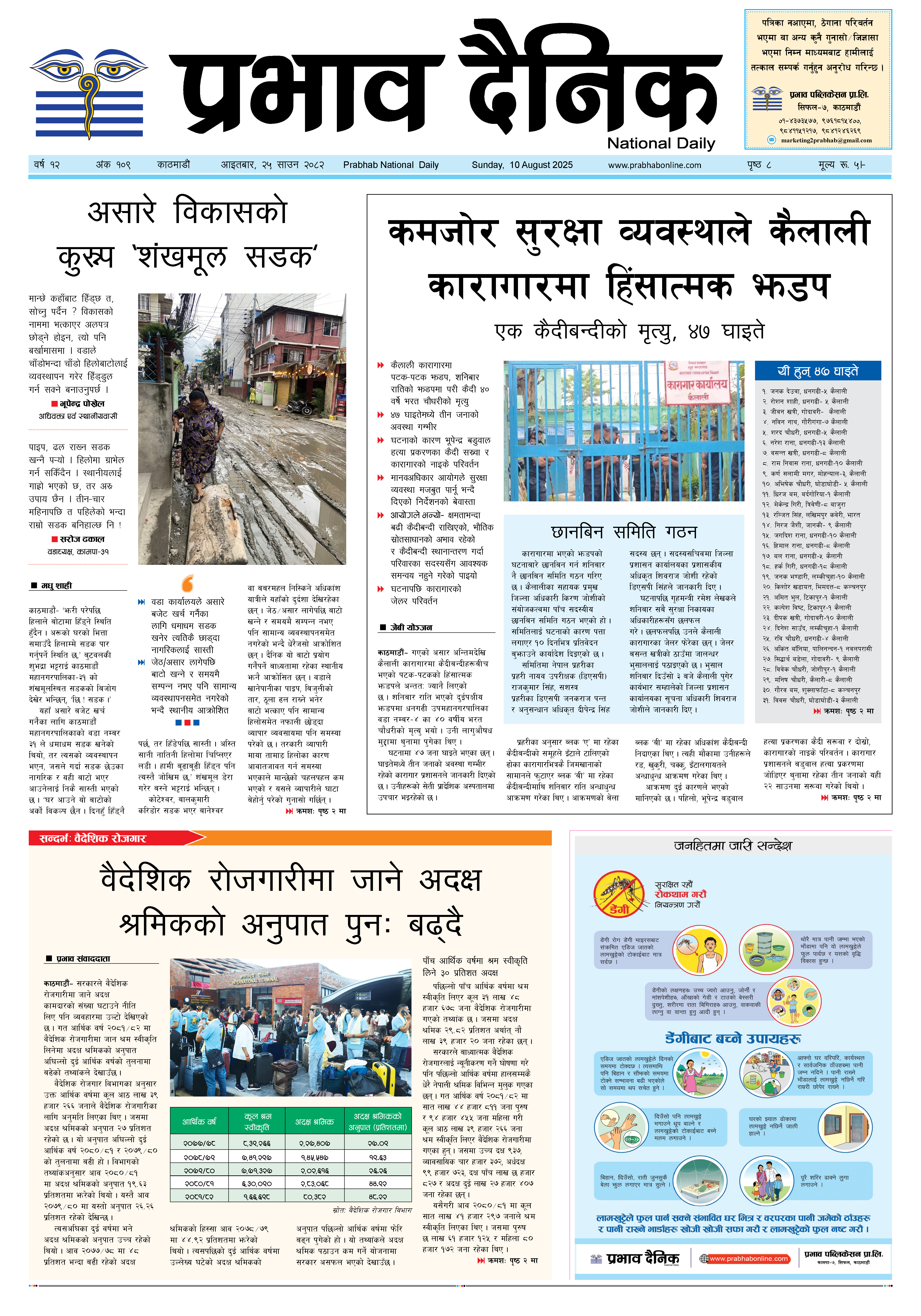आइतबार, २४ साउन, २०८२