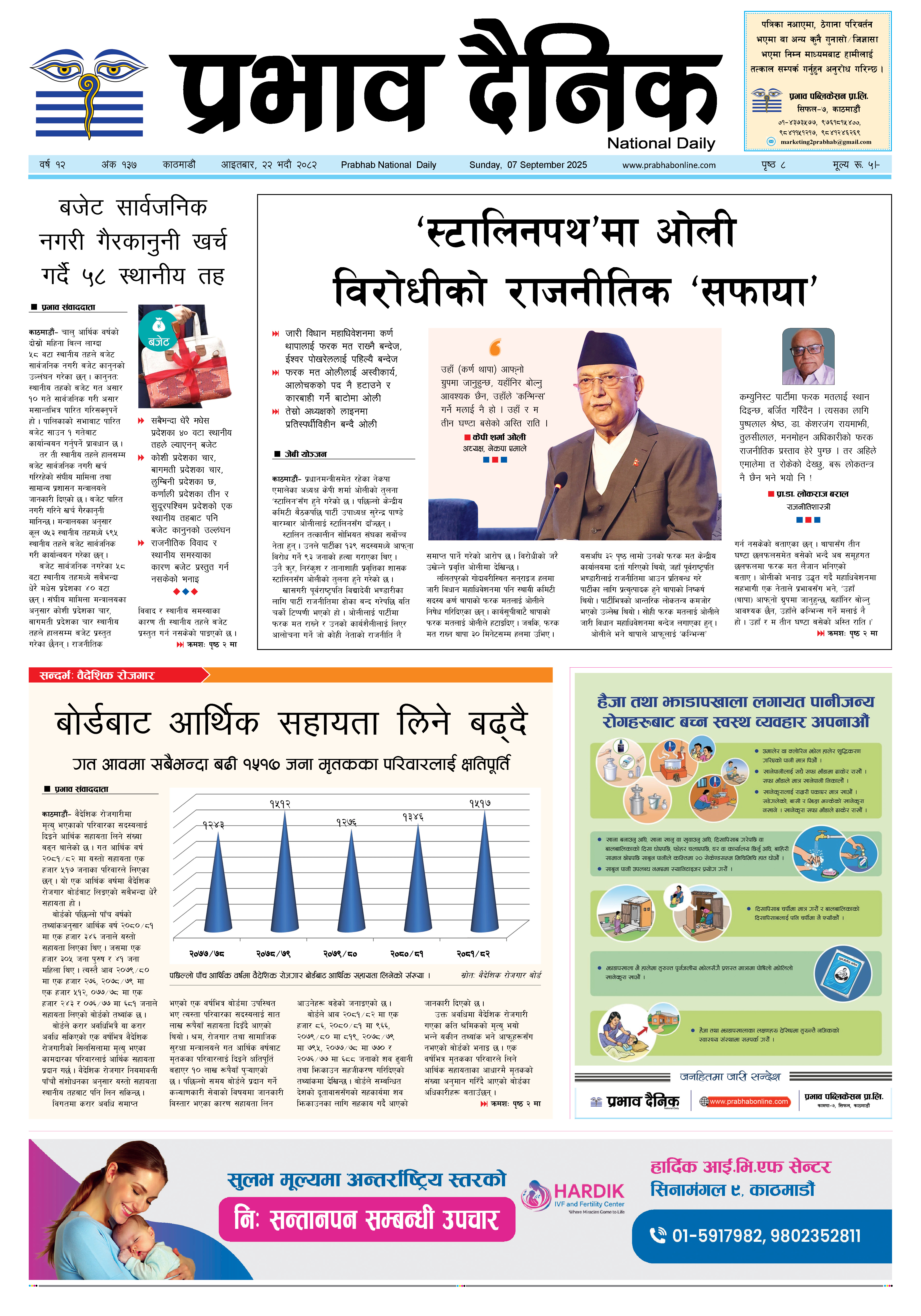 आइतबार, २२ भदौ, २०८२