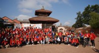 उपत्यकाका सात सम्पदास्थलबाट ५०० भन्दा बढी साइकलयात्रीले फैलाए पोलियो अन्त्यको सन्देश
