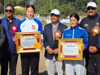 खेलकुद सप्ताह सुरु, दुई खेलाडीलाई नगदसहित सम्मान