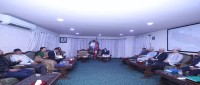 सभामुख घिमिरे र राजनीतिक दलका प्रतिनिधिबीच छलफल