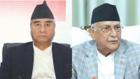 देउवालाई नेतृत्व छाड्न दबाब, नछाड्ने अडानमा ओली