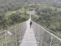 झोलुंगे पुल निर्माणपछि यात्राअवधि छोटियो