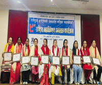 आदिवासी जनजाती महिला महासंघकाे अध्यक्षमा शाेभा  सुनुवार निर्वाचित