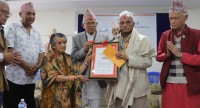 ‘राष्ट्रकवि माधव घिमिरे पुरस्कार’ वरिष्ठ गीतकार कालिप्रसाद रिजाललाई