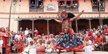 बनेपामा आजदेखि बाह्र–बर्षे नरदेवी नाच सुरु