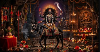 आज नवरात्रको सातौँ दिन, कालरात्रीको पूजा-आराधना गरिँदै