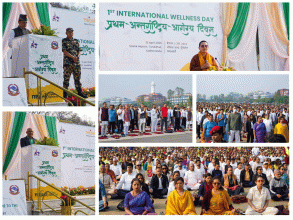 सैनिक मञ्‍चमा मनाइयो प्रथम अन्तर्राष्ट्रिय आरोग्य दिवस, ‘नेपाल आरोग्य वर्ष २०२७’ घोषणा