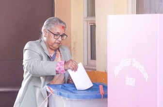 प्नधानमन्त्री सुशीला कार्कीले गरिन् मतदान