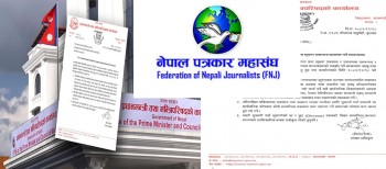 सरकारी सञ्चार माध्यमबाटमात्रै विज्ञापन प्रकाशन निर्णयमा  पत्रकार महासंघको विरोध