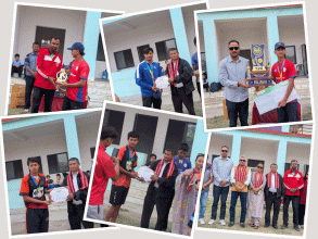 क्रिकेट एक्सीलेन्स सेन्टर काठमाडौंलाई गौरीशंकर सुपर लिग यू-१७ को उपाधि