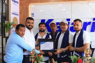 दाङमा कजारियाको नयाँ शोरुम : प्रिमियम टायल कलेक्सनको शुभारम्भ