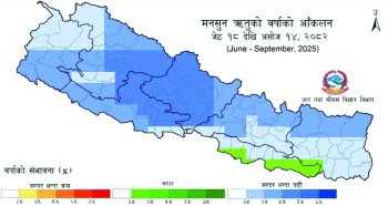 सरदरभन्दा बढी वर्षा हुने, अधिकतम र न्यूनतम तापक्रम पनि बढ्ने 