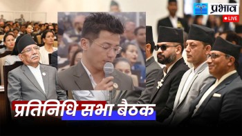 रुलिङमार्फत प्रधानमन्त्रीलाई सदनमा बोलाउन कांग्रेसका सांसद राईकाे माग