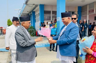 लुम्बिनीमा प्रधानमन्त्री