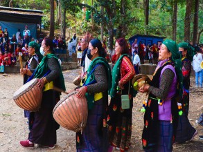 पञ्चेबाजा संरक्षणमा आमा समूह