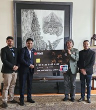 नेपाल इन्भेष्टमेण्ट मेगा बैंकले ल्यायो युनियन-पे कार्ड सेवा 