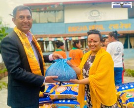 रक्षा नेपाललाई सिटिजन्स  बैंकको सहयाेग