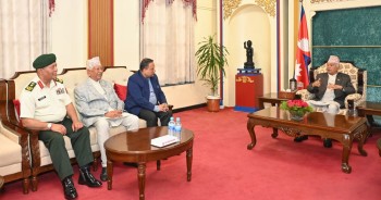 सरकारलाई राष्ट्रपति पौडेलको आग्रह- पुनर्निर्माण र पुनर्स्थापनालाई तीव्रता दिनू