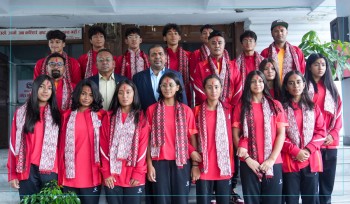 पौडी च्याम्पियनसिपका लागि पौडी टोली थाइल्यान्ड जाँदै