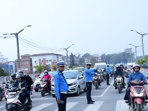 काठमाडाैं उपत्यकामा नियम उल्लङ्घन गरी सवारी चलाउनेविरुद्ध कडा निगरानी