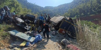 ट्रक दुर्घटनामा चालकको मृत्यु