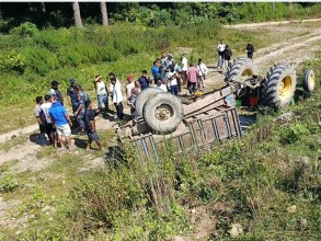 कैलाली ट्याक्टर दुर्घटनाः घाइतेको सनाखत
