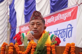 नेपाल आदिवासी जनजाति महासंघको अध्यक्ष पदका लागि अमृत बहादुर सुनुवारले गरे उम्मेदवारी घोषणा