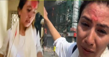तीनकुनेमा चैत १५ मा भएको प्रदर्शनमा संलग्न आरोपमा प्रहरीले एनी कुँवर पक्राउ