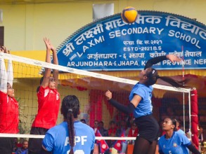 महिला भलिबल प्रतियोगिता : एपिएफ र पुलिस विजयी