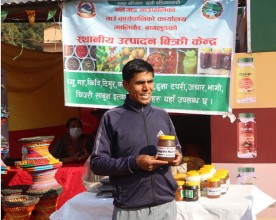 विदेशमा हण्डर खाएपछि गाउँ फर्किएका लोकबहादुर मौरीपालनमा