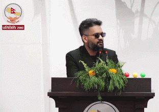 संसदमा बालेनको पहिलो सम्बोधन, विपक्षीले गरे नियमापत्ति