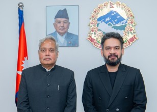 प्रधानमन्त्री शाहसँग भारतीय राजदूतको शिष्टाचार भेट