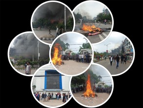 अशान्त काठमाडौँ, देशभर नै प्रदर्शन 