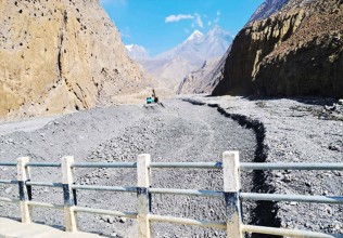 बेनी–जोमसोम–कोरला खण्डमा ८५ प्रतिशत काम सम्पन्न