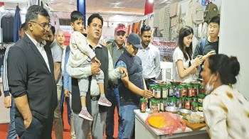 नेपाल अन्तर्राष्ट्रिय व्यापार मेलामा शनिबार उल्लेख्य दर्शक सहभागिता
