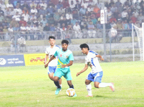 विराट गोल्ड कप फुटबल प्रतियोगिताः सम्राट स्पोर्टिङ विजयी