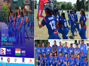 दृष्टिविहीन महिला टि–२० विश्वकपको उपाधि भारतलाई, नेपाल सात विकेटले पराजित