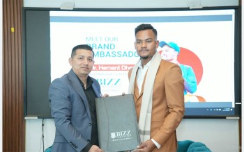 क्रिकेट खेलाडी धामी बिज एजुकेशनका ब्रान्ड एम्बासडर