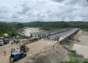 नारायणघाट- बुटवल सडकः पूर्वी खण्डका पुल निर्माण सम्पन्न