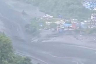 बूढीगण्डकीको बाढीले चुमनुब्रीका ३५ घर बगायो