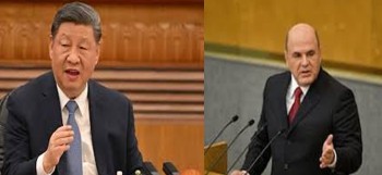 चिनियाँ राष्ट्रपति सी र रूसी प्रधानमन्त्री मिखाइल मिशुस्टिन बीच बेइजिङमा भेटवार्ता