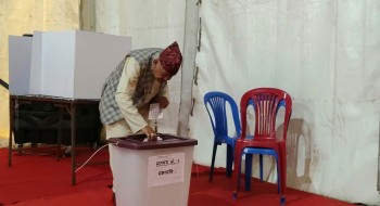 कांग्रेस महाधिवेशनमा मतदान सुरू