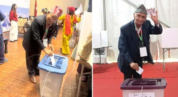 यसरी हुँदै छ कांग्रेस महाधिवेशनमा मतदान [फोटो फिचर]