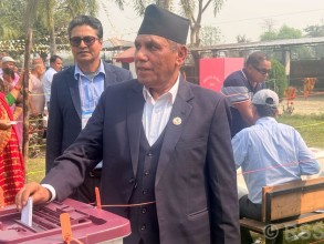 राष्ट्रियसभा अध्यक्ष दाहालद्वारा मतदान