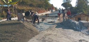 दमौली-केशवटार जोड्ने सडक कालोपत्र