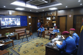 कमजोरी नहुने गरी कार्यसम्पादन गर्न प्रहरी महानिरीक्षक  कार्कीकाे निर्देशन 