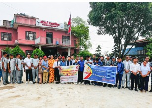 सङ्खुवासभामा डेङ्गी नियन्त्रण अभियान
