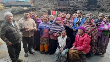 देउसी भैलोमा संकलित दुईलाख सडक निर्माणमा
