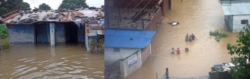 पहिरोमा पुरिएर एक जनाको मृत्यु, तीन सय घर जलमग्न